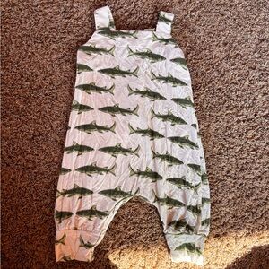 Shark Print Jumpsuit